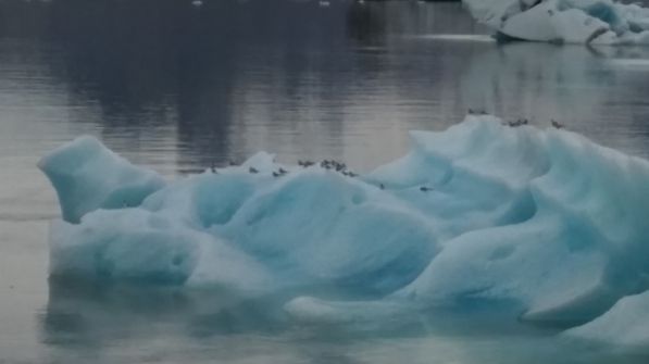 Blue ice in Glacier Lagoon